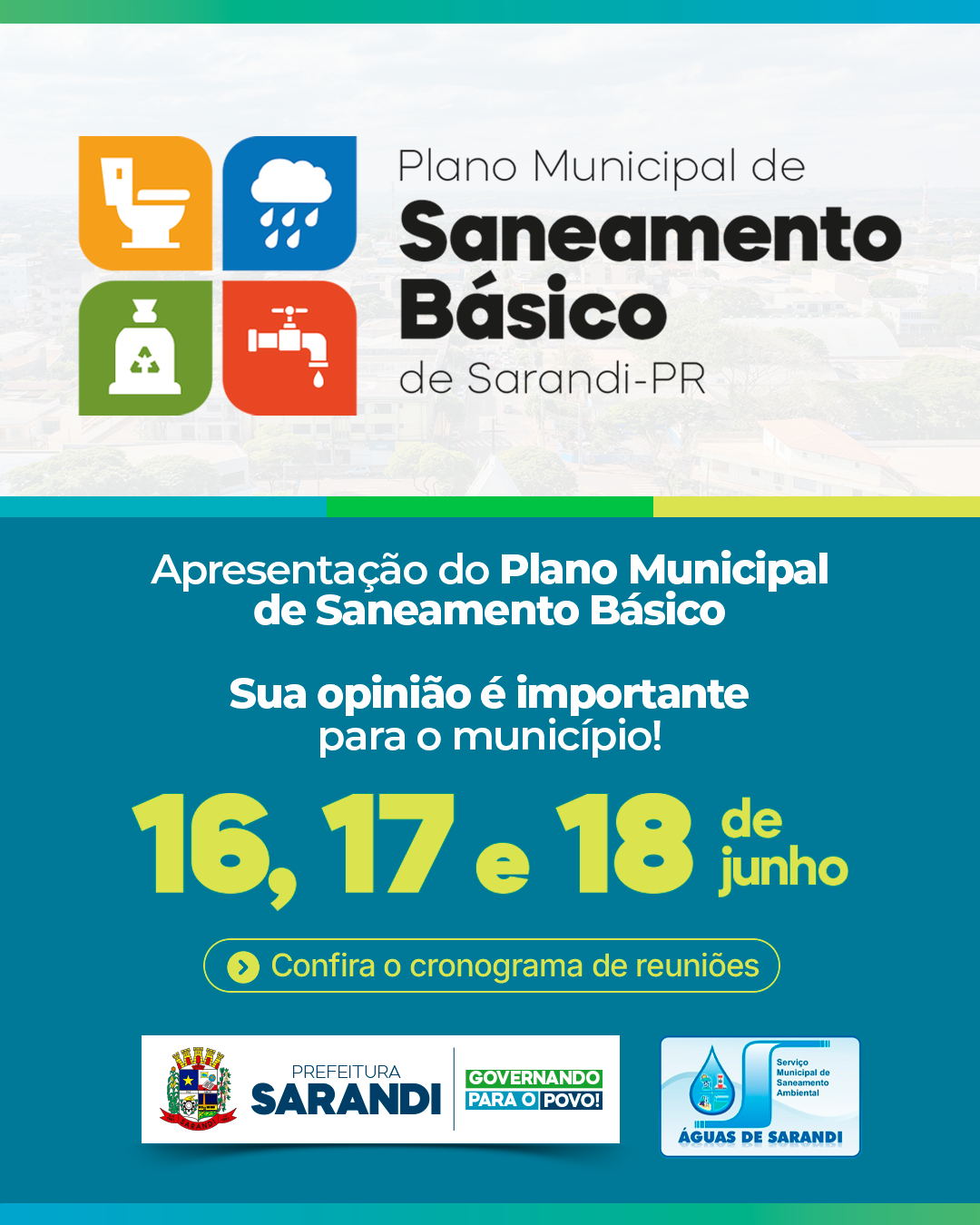 Sarandi inicia revisão do Plano Municipal de Saneamento Básico com participação popular